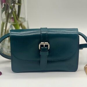 Patricia Nash Torri Crossbody Blue Coral, NWT